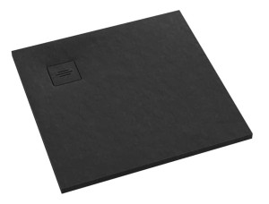 SCHEDPOL SCHEDLINE COLLECTION Brodzik kwadratowy PROTOS BLACK STONE 90x90x3,5 z systemem STABILSOUND PLUS 3SP.P1K-9090/C/ST-M1/C/ST-Darmowa dostawa