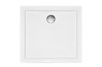 Besco Brodzik kwadratowy AQUARIUS SLIMLINE 80x80x3x5,5 bez syfonu - Darmowa dostawa