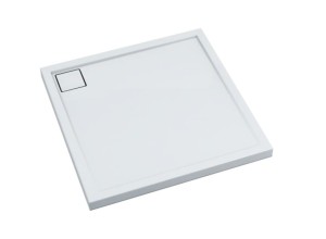 Schedpol Brodzik kwadratowy OMEGA 90x90x5 z systemem STABILSOUND PLUS 3.0452 GRATIS SYFON 90 mm -Darmowa dostawa
