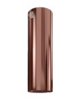 GLOBALO Okap kuchenny wyspowy okrągły   LOBELIO ISOLA 39.1 LINIA DESIGN kolor MIEDŹ / WINE COPPER-DARMOWA DOSTAWA