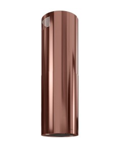 GLOBALO Okap kuchenny wyspowy okrągły   LOBELIO ISOLA 39.1 LINIA DESIGN kolor MIEDŹ / WINE COPPER-DARMOWA DOSTAWA