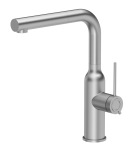 Quadron Unique Bateria zlewozmywakowa stalowa ANGELINA Q LINE z wyciąganą wylewką kolor stal szczotkowana-DARMOWA DOSTAWA