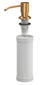 Quadron Dozownik okrągły do płynu KEIRA PVD  kolor miedziany