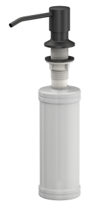 Quadron Dozownik okrągły do płynu KEIRA kolor pure carbon