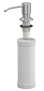 Quadron Dozownik okrągły do płynu KEIRA SteelQ kolor stal szczotkowana