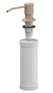 Quadron Dozownik okrągły do płynu KEIRA kolor river sand / piaskowy