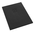 SCHEDPOL SCHEDLINE COLLECTION Brodzik prostokątny PROTOS BLACK STONE ( czarny kamień ) 90x110x3,5 z systemem STABILSOUND PLUS 3SP.P1P-90110/C/ST-M1/C/ST-Darmowa dostawa