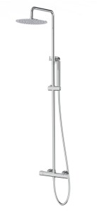 Corsan - Kolumna prysznicowa LUGO chromowana z baterią termostatyczną CMN01TCH -Darmowa dostawa