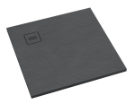 SCHEDPOL SCHEDLINE COLLECTION Brodzik kwadratowy PROTOS GREY STONE ( szary kamień ) 100x100x3,5 z systemem STABILSOUND PLUS 3SP.P1K-100100/S/ST-M1/S/ST-Darmowa dostawa