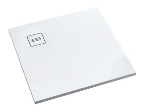 SCHEDPOL SCHEDLINE COLLECTION Brodzik kwadratowy PROTOS SMOOTH WHITE ( biały gładki ) 100x100x3,5 z systemem STABILSOUND PLUS 3SP.P1K-100100-M1-Darmowa dostawa
