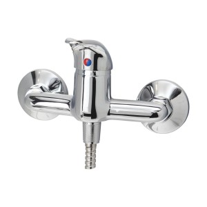 Bateria WENDY natryskowa ścienna kompletna chrom