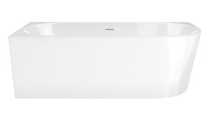 Corsan Wanna narożna INTERO SLIM LEWA 150x74,5 z wykończeniem białym E230MLSWH - DARMOWA DOSTAWA