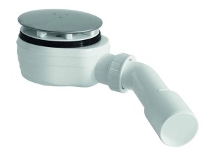 Schedpol Schedline Collection Syfon brodzikowy PLASTBRNO z grzybkiem chrom średnica 90 mm SDB902PB
