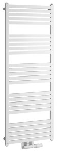 BRUCKNER Grzejnik łazienkowy GRUNT 50x133 cm 611W podłączenie centralne kolor biały 600.122.4