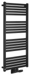 BRUCKNER Grzejnik łazienkowy GRUNT 50x105 cm 465W podłączenie centralne kolor czarny mat 600.121.6