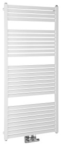AQUALINE Grzejnik łazienkowy TONDI 60x133 cm 730W podłączenie centralne kolor biały DT480T