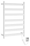 SAPHO Suszarka elektryczna ELIAS 49x73x11 cm 105W  z podświetlanym wyłącznikiem kolor biały mat EB540