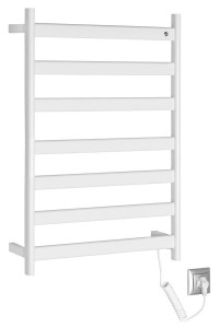 SAPHO Suszarka elektryczna ELIAS 49x73x11 cm 105W  z podświetlanym wyłącznikiem kolor biały mat EB540