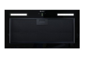 GLOBALO Okap kuchenny podszafkowy do zabudowy PIMOTION 60.1 LINIA DESIGN sterowany ruchem dłoni kolor BLACK-DARMOWA DOSTAWA