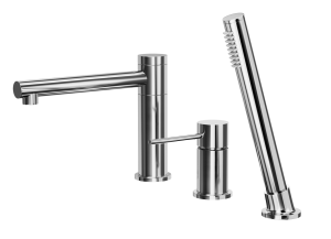 CORSAN - Bateria LUGO wannowa 3-otworowa chrom CMB7542CH - DARMOWA DOSTAWA