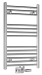 AQUALINE Grzejnik łazienkowy ALYA 50x80,3 cm  235W podłączenie środkowe kolor chrom LLS301