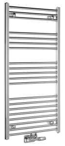 AQUALINE Grzejnik łazienkowy ALYA 60x118,8 cm  402W podłączenie środkowe kolor chrom LLS303