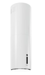 GLOBALO Okap kuchenny wyspowy okrągły  HEWENO ISOLA 39.2 LINIA DESIGN kolor WHITE-DARMOWA DOSTAWA