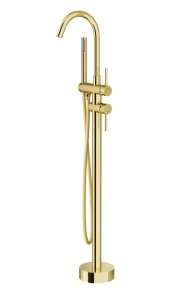 CORSAN - Bateria wannowa wolnostojąca LUGO złota CMB7560GL - Darmowa dostawa