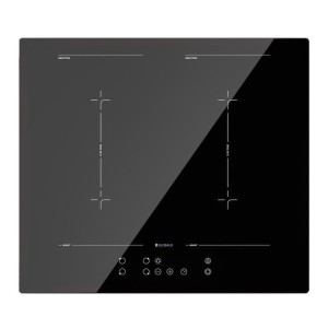 GLOBALO Płyta indukcyjna  FIALI 60.1 H2H z funkcją bezprzewodowego sterowania okapem z poziomu płyty LINIA DESIGN  szkło hartowane kolor BLACK-DARMOWA DOSTAWA