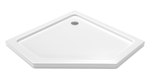 Brodzik pentagonalny posadzkowy MOZA II 80x80x3x5 - Darmowa dostawa