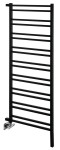 SAPHO Grzejnik łazienkowy  METRO SPACE 55x143 cm 525W jako ścianka działowa kolor czarny mat IR400TB