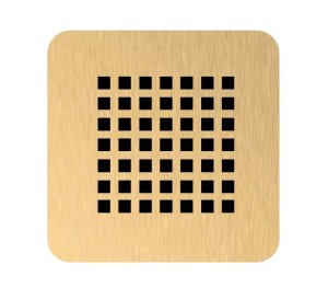 SCHEDPOL SCHEDLINE COLLECTION Maskownica stalowa do brodzików z serii PROTOS, NONLIMITS, KALAIT, NEW HORIZONS kolor złoty szczotkowany M2/ZS