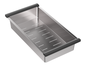 Quadron Wkładka ociekowa 38x20x6 cm  stalowa  BSK-37820S