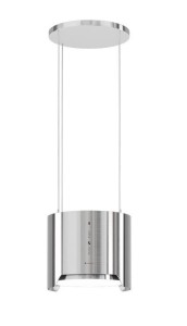 GLOBALO Okap kuchenny wyspowy okrągły ARENOFLOW 39.4 LINIA DESIGN kolor INOX-DARMOWA DOSTAWA