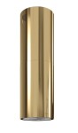 GLOBALO Okap kuchenny wyspowy okrągły   CYLINDRO ISOLA 39.7 LINIA EXCLUSIVE kolor LIGHT GOLD-DARMOWA DOSTAWA