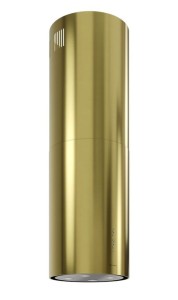 GLOBALO Okap kuchenny wyspowy okrągły   CYLINDRO ISOLA 39.7 LINIA EXCLUSIVE kolor LIGHT GOLD MAT-DARMOWA DOSTAWA