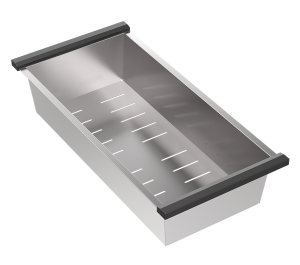 Quadron Wkładka ociekowa 42,5x20x6 cm  stalowa  BSK-42520S