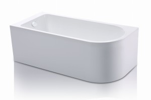 ADNaturalnie Wanna narożna UPSALA UNI LEWA 150x75 z systemem napełniania przez przelew i regulacją temperatury wykończenie BIAŁE AWW-009-150NPP-L - DARMOWA DOSTAWA