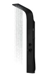 Corsan - Panel prysznicowy ALTO LED z termostatem, kolor CZARNY A017TBLLED - Darmowa dostawa
