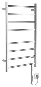 SAPHO Suszarka elektryczna REDONDO z wyłącznikiem manualnym 50x90 cm 75W  kolor chrom ER220V