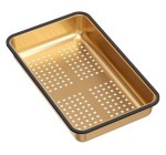 Quadron Wkładka ociekowa 38x23x6 cm  stalowa  kolor miedziany