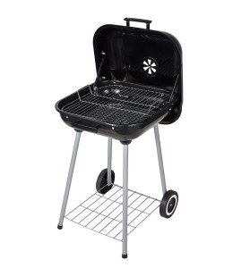 VELACO Grill węglowy ogrodowy  VL05-BLACK 53x46x77 cm z pokrywą  kolor CZARNY