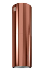 GLOBALO Okap kuchenny wyspowy okrągły CYLINDRO ISOLA 39.7 LINIA EXCLUSIVE kolor MIEDŹ-DARMOWA DOSTAWA