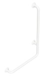 SAPHO - Poręcz kątowa ścienna PRAWA 810x550 mm kolor BIAŁY XH524W