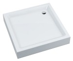 Brodzik kwadratowy kompaktowy QBO 90x90x5x16 bez syfonu - Darmowa dostawa