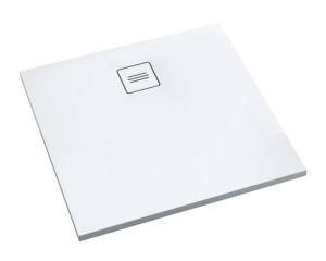 SCHEDPOL SCHEDLINE COLLECTION Brodzik kwadratowy PROTOS SMOOTH WHITE ( biały gładki ) 100x100x3,5 z systemem STABILSOUND PLUS 3SP.P2K-100100-M1-Darmowa dostawa