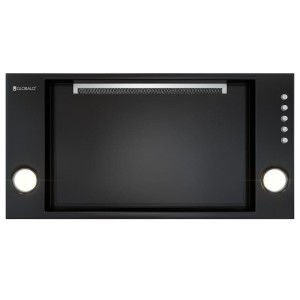GLOBALO Okap kuchenny podszafkowy do zabudowy RETIO 60.2 LINIA DESIGN kolor BLACK-DARMOWA DOSTAWA