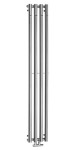 SAPHO Grzejnik łazienkowy PILON 4W 27x180 cm 388W z wieszakami na ręczniki  kolor CHROM IZ120T