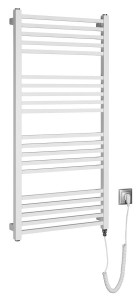 SAPHO  Grzejnik elektryczny METRO-E 50x106 cm z grzałką 400W kolor BIAŁY ME410