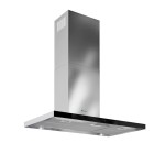 GLOBALO Okap kuchenny przyścienny NIDARO  90.5  z funkcją H2H bezprzewodowe sterowanie z poziomu płyty indukcyjnej LINIA DESIGN kolor BLACK/INOX-DARMOWA DOSTAWA